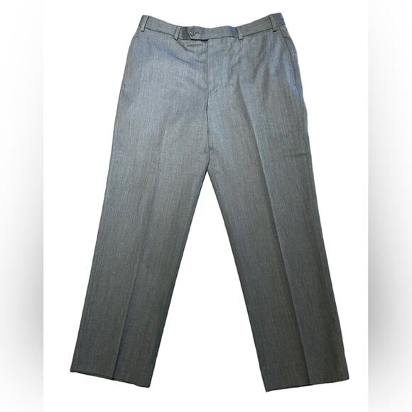 Brooks Brothers Mens 35 x 30 Charcoal Gray Wool Dress Pants - Picture 1 of 5